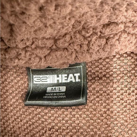 32 Degrees Brown Teddy Jacket - Picture 3 of 3